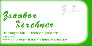 zsombor kirchner business card